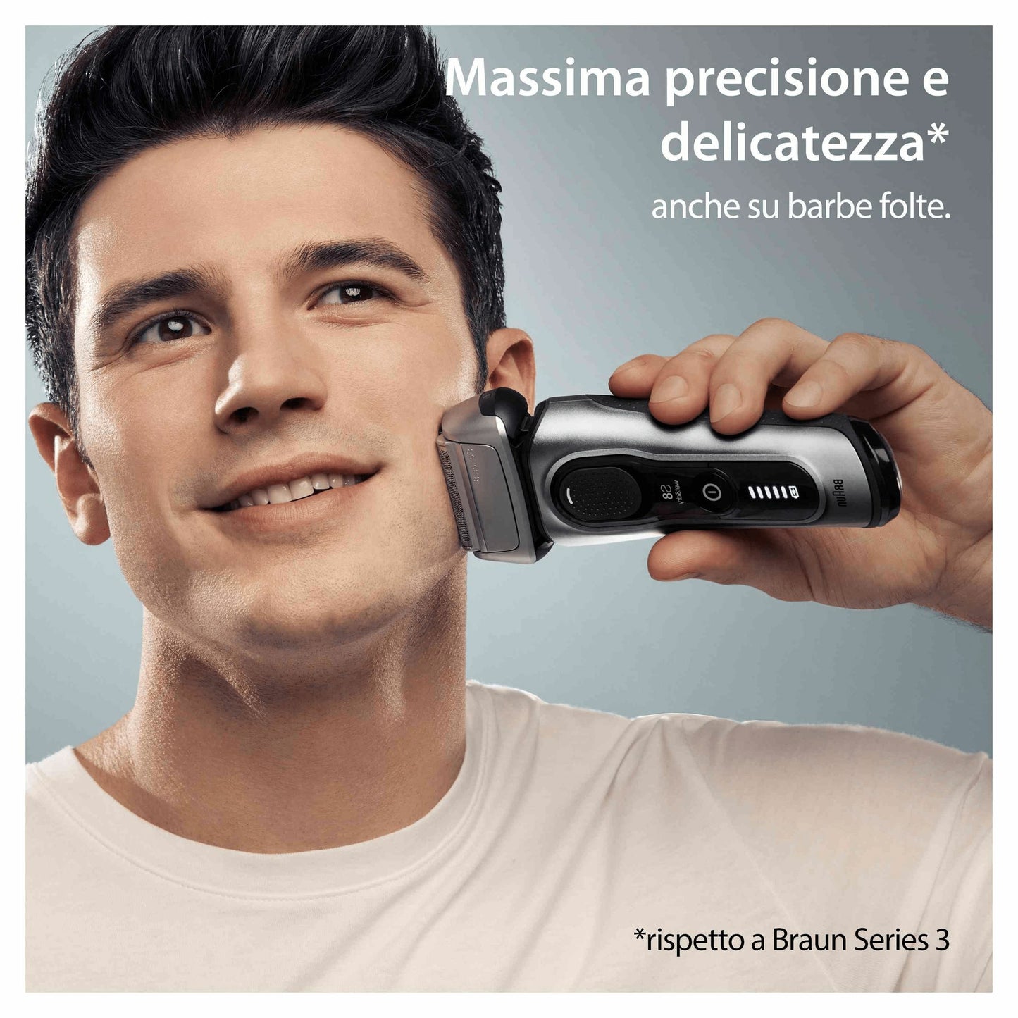 BRAUN PED 8517S | CURA PERSONA | RASATURA | RASOIO ELETTRICO | RASOIO RIC.4ELEM. W&D LED 60MIN C/BAS