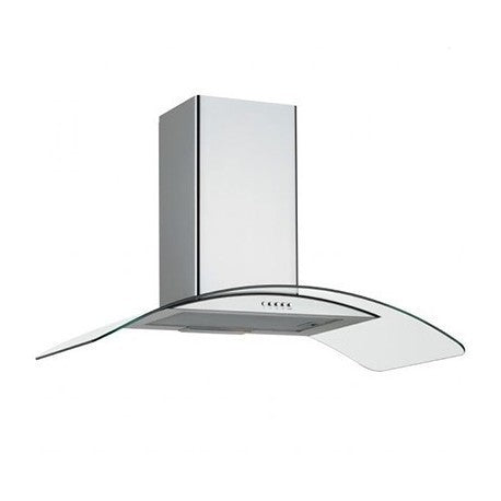 Silverline 3159.9.733.02 | cappe 3159 | parete | 90 cm | inox/vetro | C | 366m3/h, 3 velocita', coma