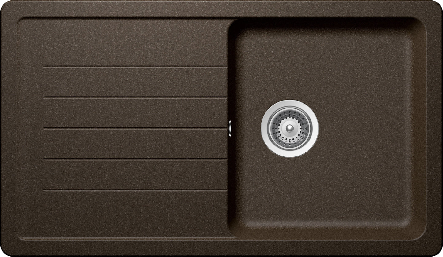 Schock TOLD100A87 | 1 VASCA + GOCCIOLATOIO - REVERSIBILE - PUNTA A TAZZA DI SERIE | Cristadur | 860