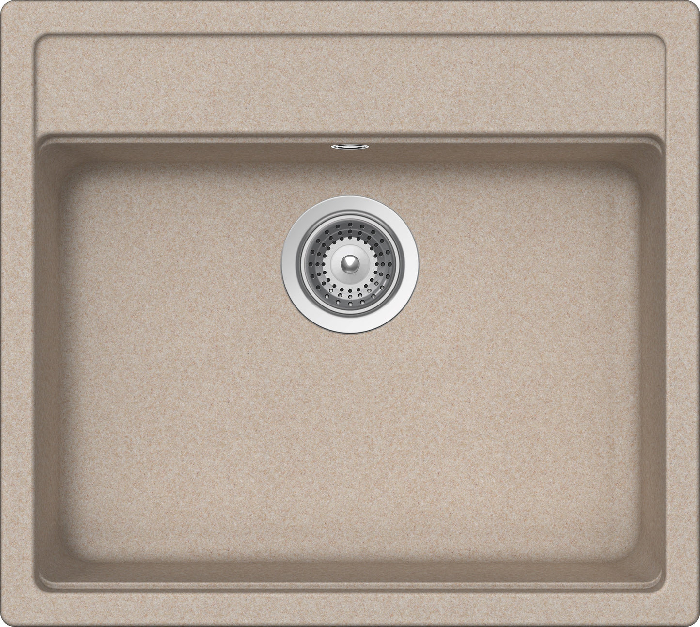 Schock NEMN100058 | 1 VASCA - BINARIO INTEGRATO PER ACCESSORI | Cristalite | 570x510 | AVENA | Base