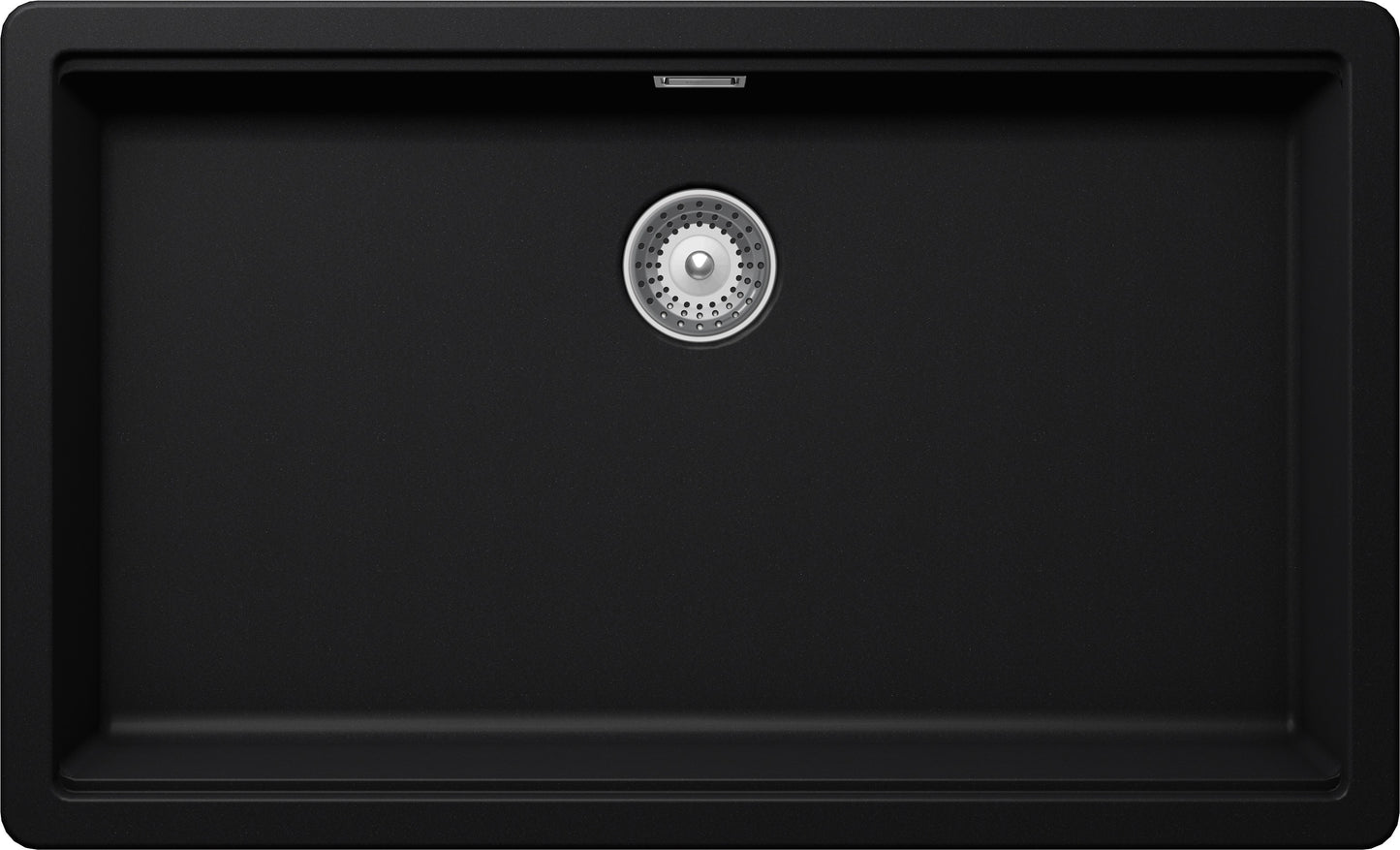 Schock GALN100XLU84 | 1 VASCA - BINARIO INTEGRATO PER ACCESSORI | Cristadur | 694X400 | NERO PURO |