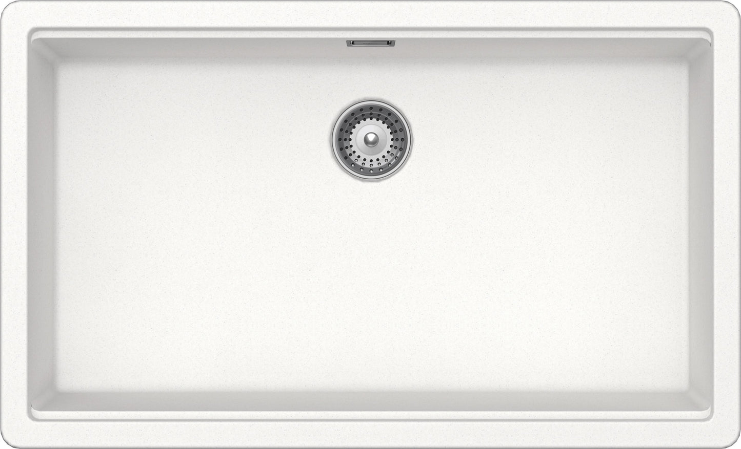 Schock BYKN100XLU01 | 1 VASCA - BINARIO INTEGRATO PER ACCESSORI | Cristalite | 694X400 | BIANCO ASSO