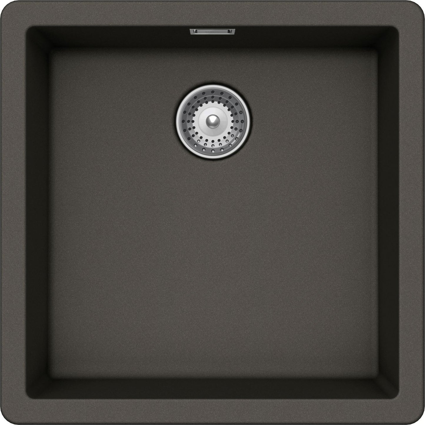 Schock BYKN100LU43 | 1 VASCA | Cristalite | 500x400 | ASPHALT | Base 60 | VASCHE SOTTOTOP - MISURE I