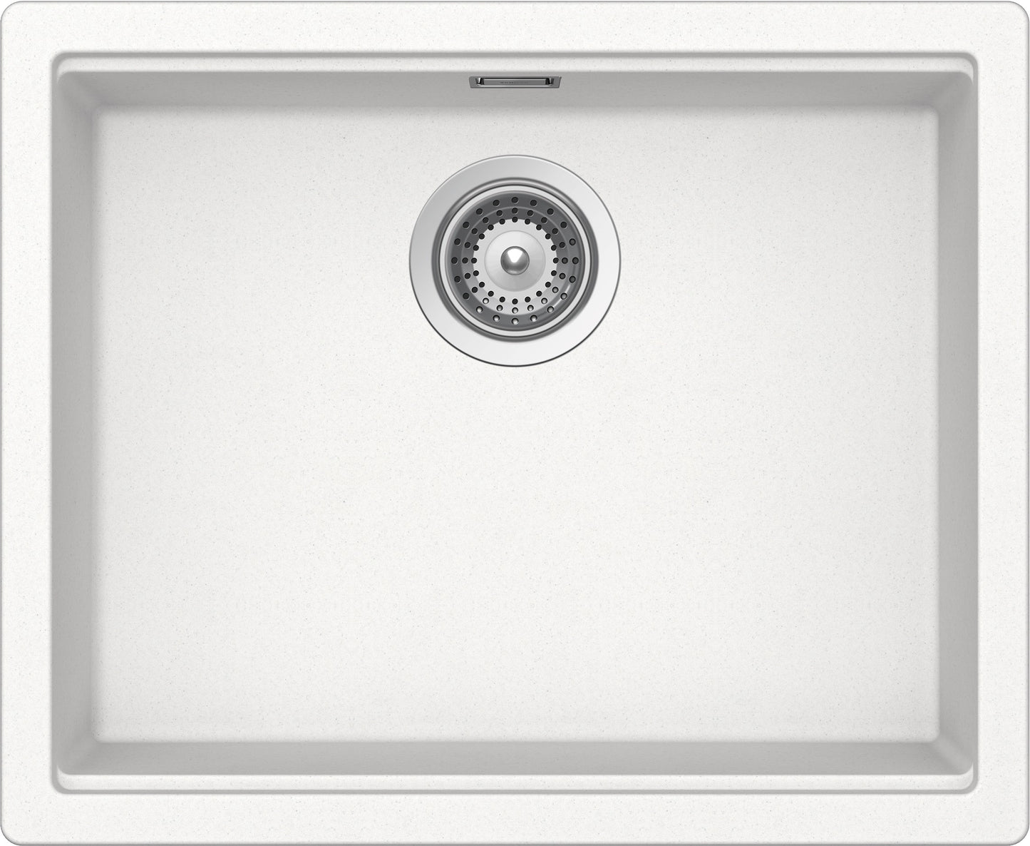 Schock LATN100LU01 | 1 VASCA - BINARIO INTEGRATO PER ACCESSORI | Cristalite | 500x400 | BIANCO ASSOL