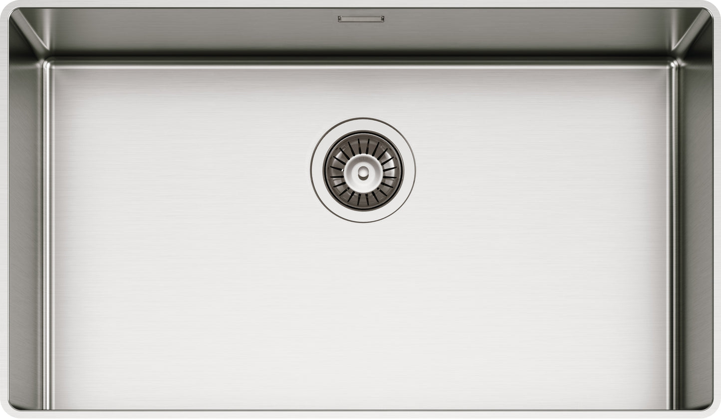 Schock TECN100XLS | 1 VASCA 700x400 - BORDO SLIM 8 mm | Acciaio Inox 304 | 716x416 | INOX SPAZZOLATO