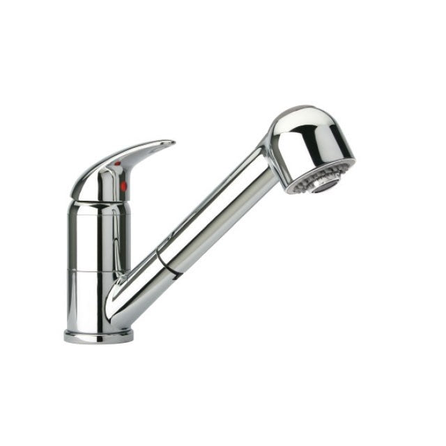 GLEM GAS MIXDX | MISCELATORI | | INOX | miscelatore per lavelli con doccetta INOX