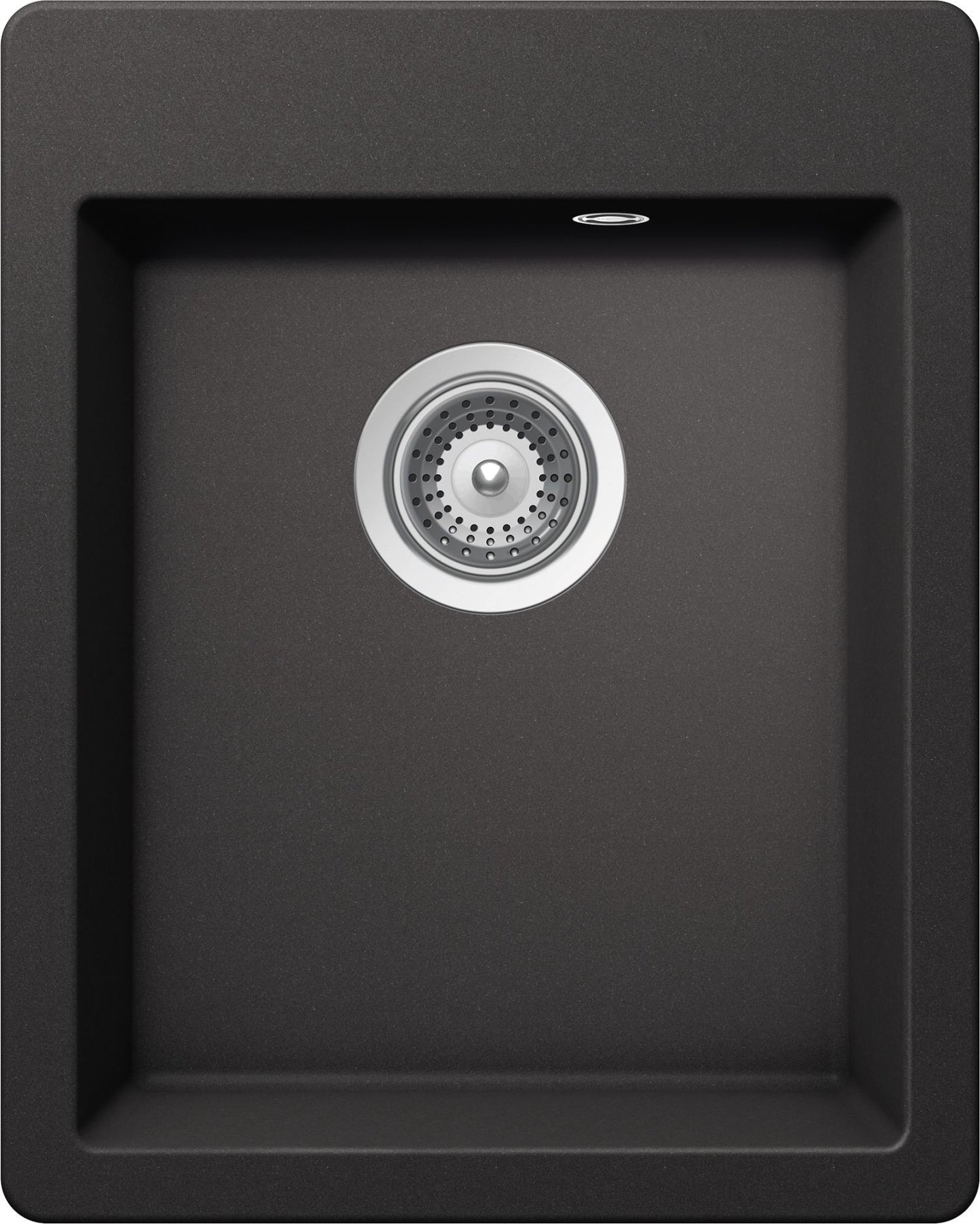 Schock NEMN100XS13 | 1 VASCA | Cristalite | 406x508 | NERO ASSOLUTO | Base 45 | VASCHE CON BANCO RUB