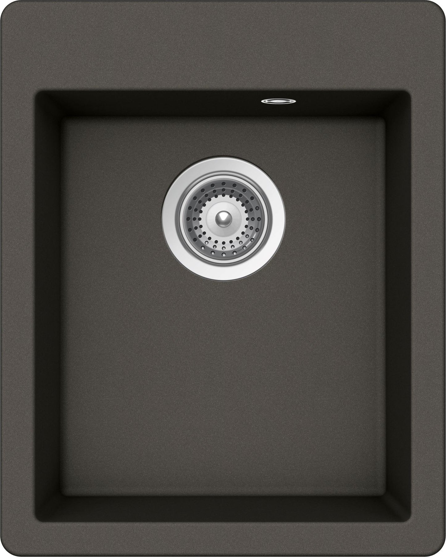 Schock NEMN100XS43 | 1 VASCA | Cristalite | 406x508 | ASPHALT | Base 45 | VASCHE CON BANCO RUBINETTE