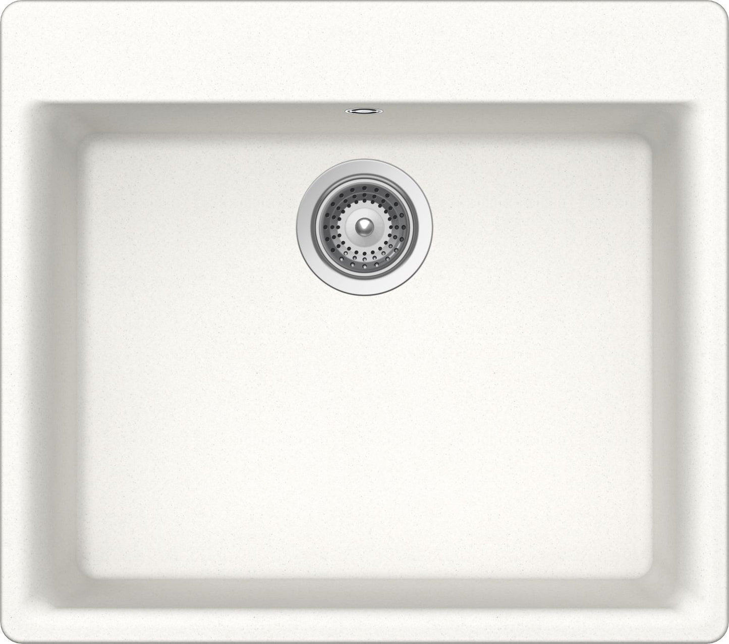 Schock GEMN100A01 | 1 VASCA | Cristalite | 600X530 | BIANCO ASSOLUTO | Base 75 | VASCHE CON BANCO RU