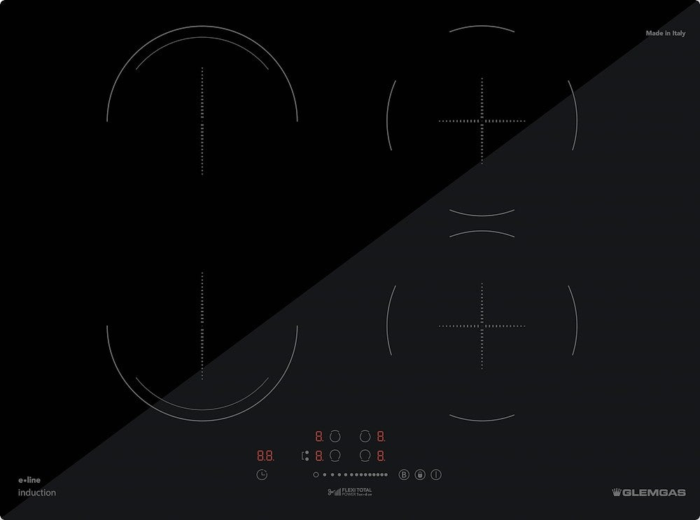 GLEM GAS INCASSO GTI741BSL | PIANI COTTURA INCASSO | PIANI COTTURA INDUZIONE | PIANI COTTURA INDUZIO