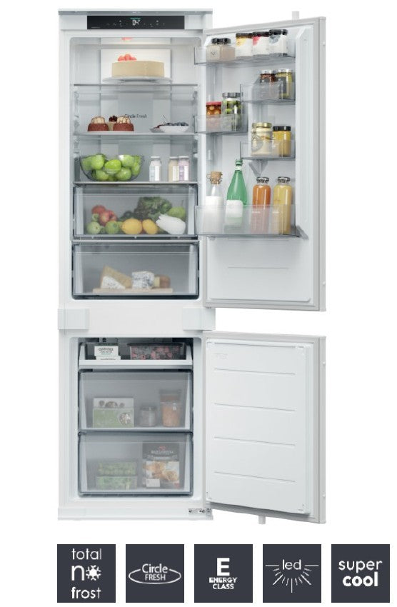 CANDY BI CNBQT3518E|34901732|Combi 177cm Total no frost, Classe Energetica E, 248lt, 37db, controllo