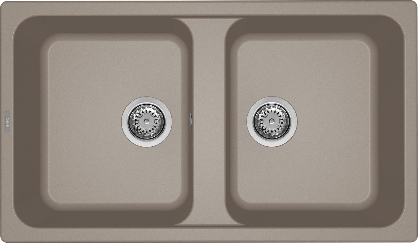 ELLECI Kitchen 2025 LG245043 | LAV. LIFE 450 86x50 2V TORTORA 43