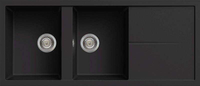 ELLECI Kitchen 2025 LGU50040 | LAV. UNICO 500 116X50 2VG NERO 40
