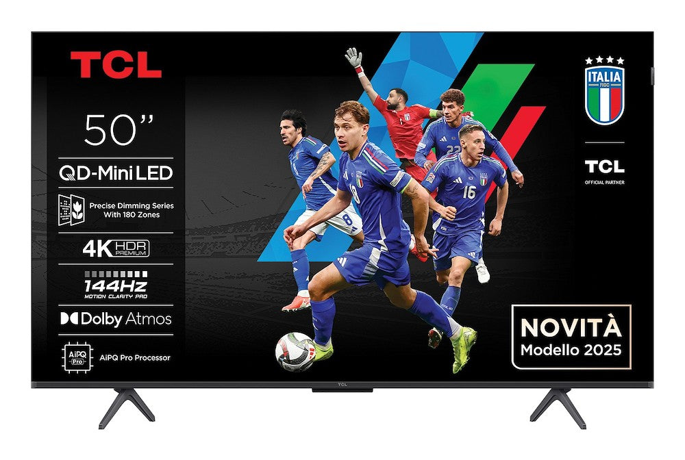 TCL ELETTRONICA 50C69K | TV | TV LED | TV LED 50"-55" | TV MINILED 50"UHD 4K DVBT2/S2 144HZ SMART GO