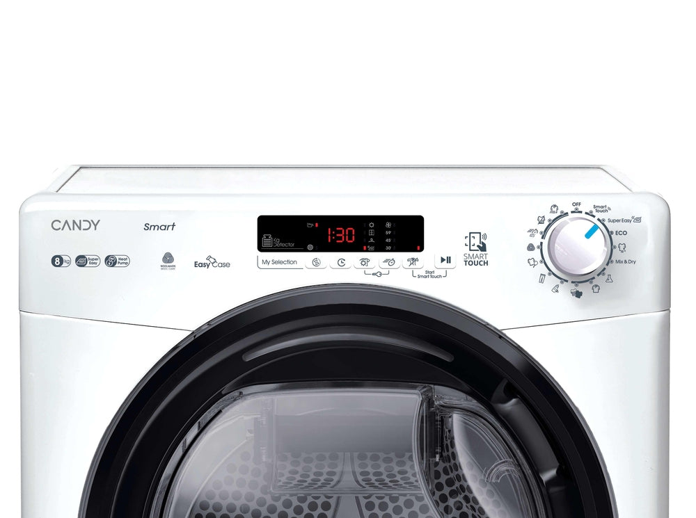 CANDY BIANCO CSEH8N1DBES | ASCIUGATRICI | ASCIUGATRICI POMPA DI CALORE | ASCIUG. POMPA DI CALORE 8-8
