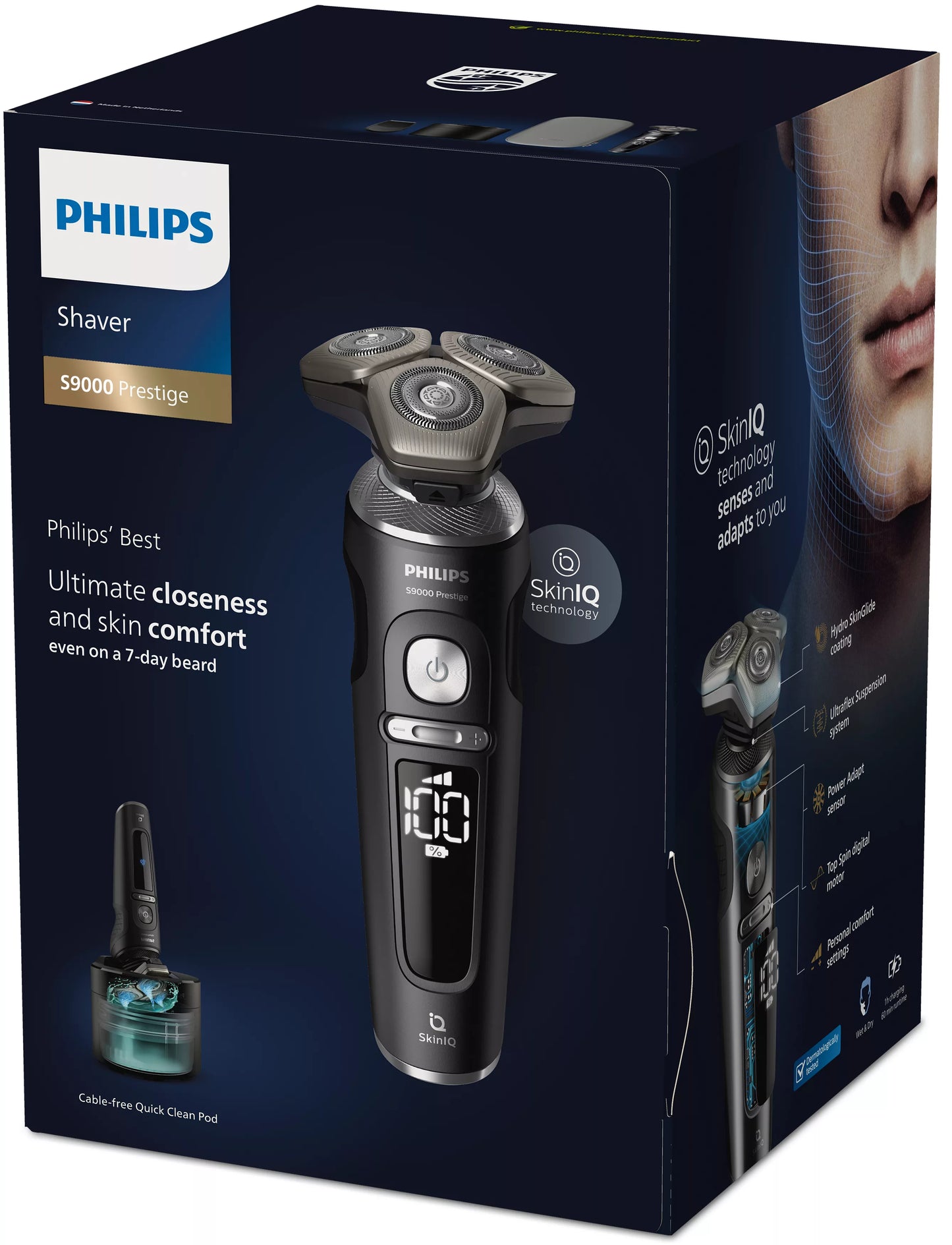 PHILIPS PED SP9840 | CURA PERSONA | RASATURA | RASOIO ELETTRICO | RASOIO RIC. LAME DUALPRECISION W&D