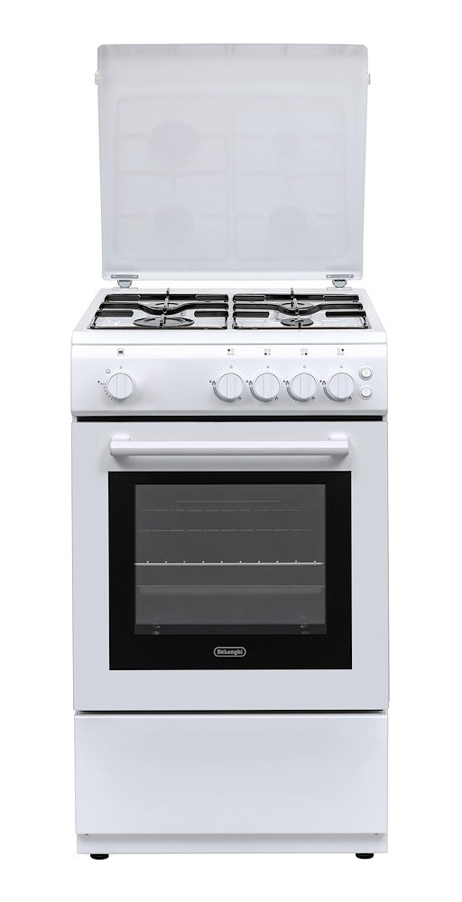 DE LONGHI BIANCO DL554GW | CUCINE | CUCINE FORNO A GAS | CUCINA FORNO A GAS <=59CM | CUCINA 50CM 4F/