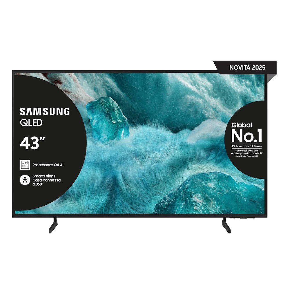 SAMSUNG ELETTRONICA QE43Q7FAAUXZT | TV | TV LED | TV LED 43"-49" | TV QLED 43"UHD 4K DVBT2/S2 SMART
