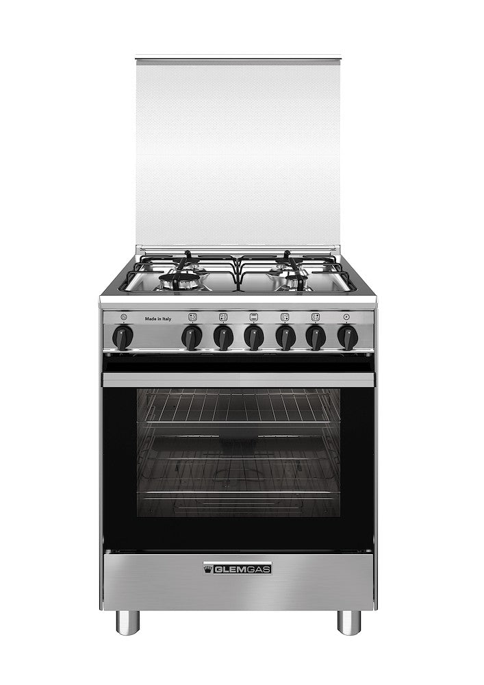 GLEM GAS BIANCO SA66TVI | CUCINE | CUCINE FORNO A GAS | CUCINA FORNO A GAS 60-69CM | CUCINA 60CM 4F/