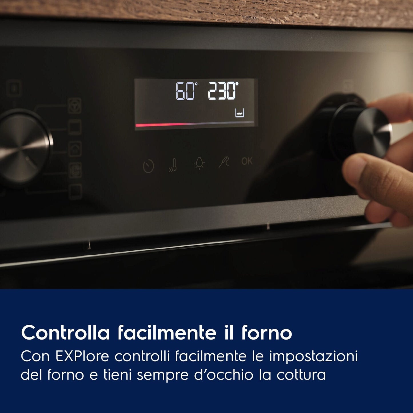 Electrolux BI Partner KOCDH67H | Forno multifunzione combinato a vapore SteamCrisp; InfiSpace_: v