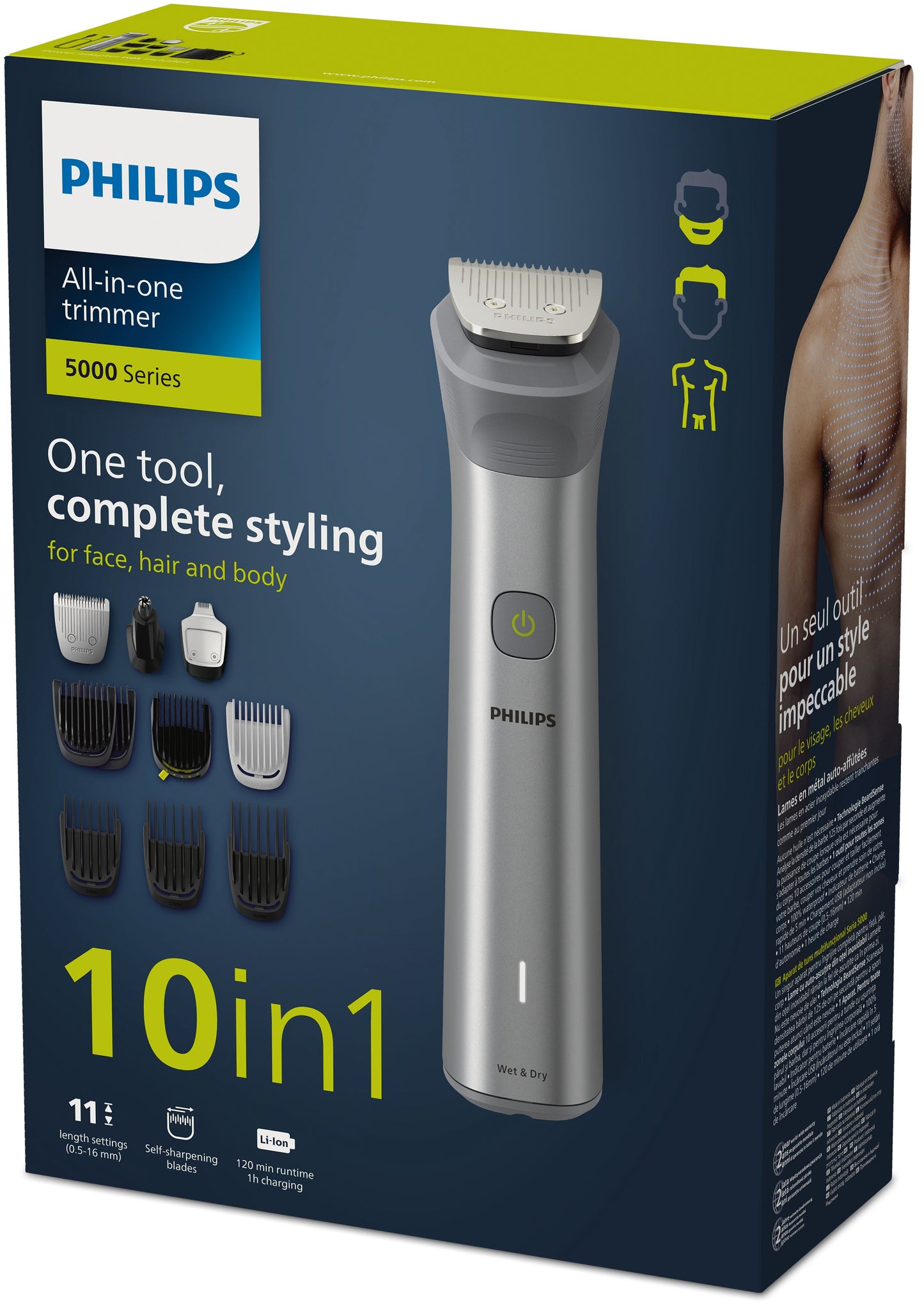 PHILIPS PED MG5920 | CURA PERSONA | RASATURA | REGOLA BARBA | REG.BARBA MULTI 9IN1 14LUNGH. 6PETTINI