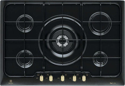 Electrolux BI   PN750RUV   | 75 cm Rustico Soft - 5 fuochi gas - Bruciatori Fiamma Pura - 1 bruciato