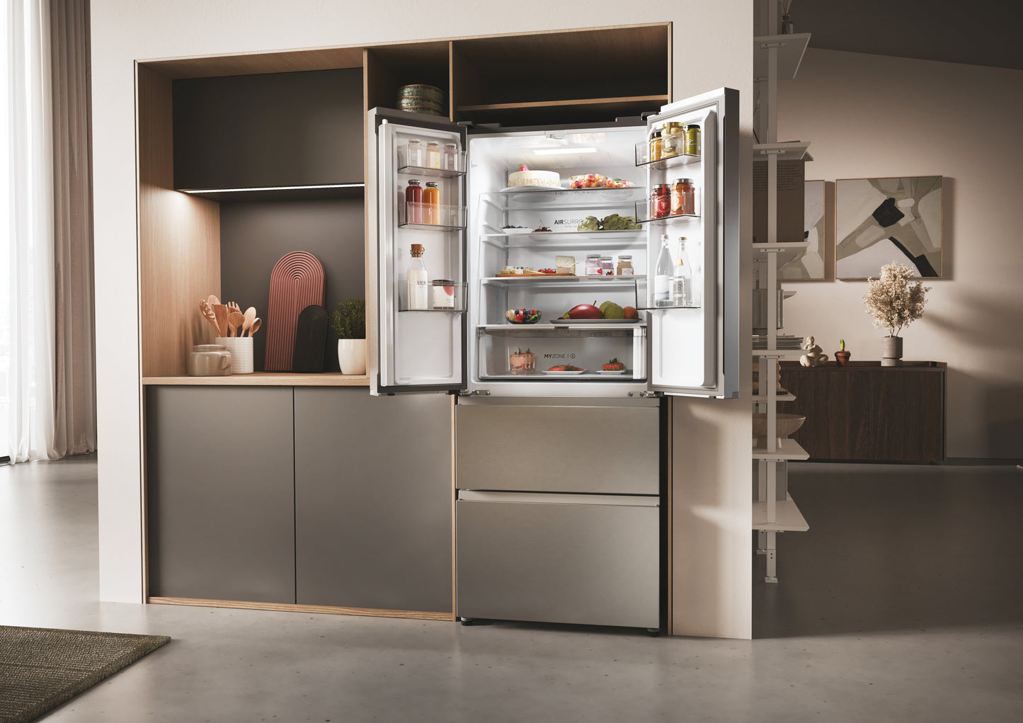HAIER BIANCO HFR3718ENMM | FRIGORIFERI | FRIGORIFERI A 3PORTE/OLTRE | FRIGO 3P/OLTRE NO FROST | FRIG