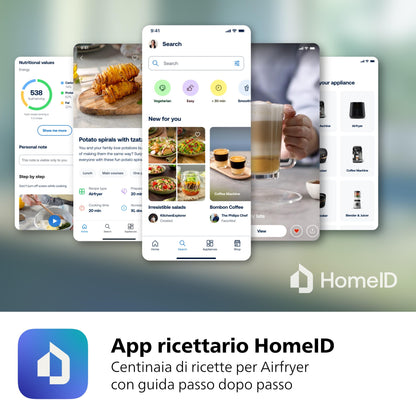 PHILIPS PED NA150 | CUCINA | COTTURA CIBI | FRIGGITRICI | FRIGGITRICE AD ARIA 2450W 2ZONE 3.55+3.55L