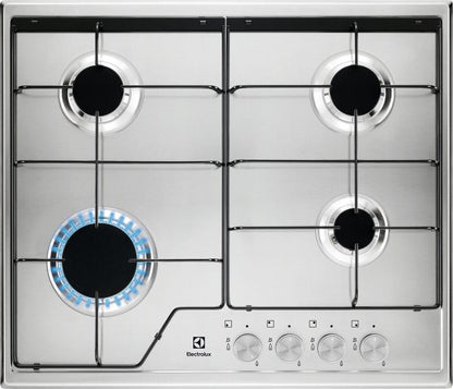 Electrolux BI   KGS6424SX   | 60 cm New Linea Slim Profilo 8 mm- 4 fuochi gas - Bruciatori ad alta e