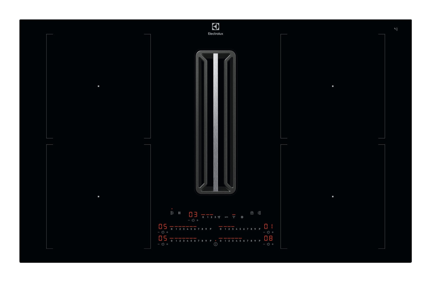 Electrolux BI  Partner KCD84453CK   | Piano a induzione con cappa integrata - Modello ASPIRANTE - 83