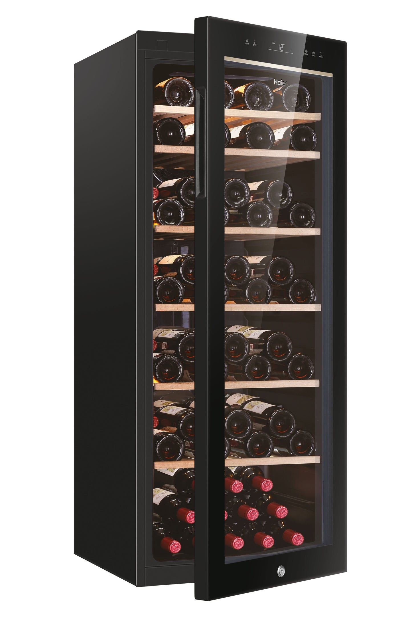 HAIER BIANCO HWS84GA | FRIGORIFERI | CANTINE | CANTINE | CANTINA CE.G 84BOTT. 198LT NERO