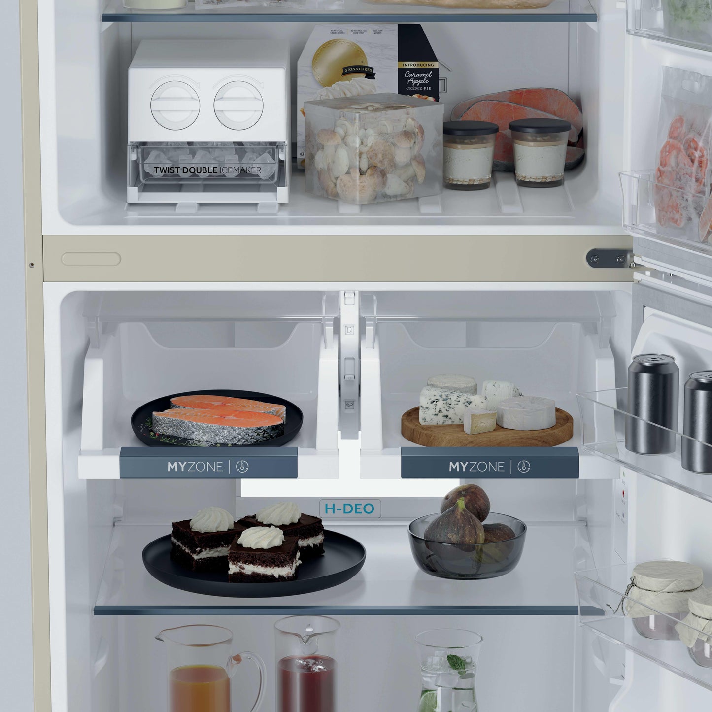HAIER BIANCO HPR5718DNPC | FRIGORIFERI | FRIGORIFERI A 2PORTE | FRIGO 2P NO FROST | FRIGO 2P. 471LT