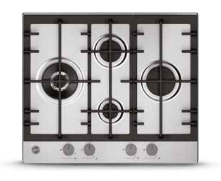 HOOVER BI  HHG6D5WC3X | 33803514 | New Collection 3 | 4 fuochi gas;Griglie Ghisa;Bruciatore doppia c