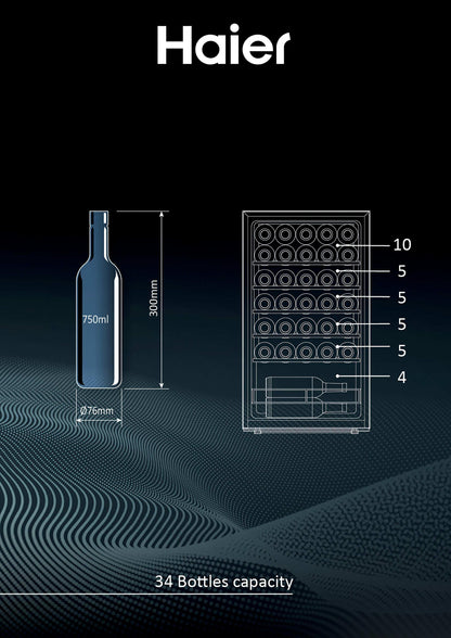 HAIER FS HWS34GGH1 | 34005567 | COOLING FS | WINEBANK 50 SERIE 3 | Wine Cellar | Refrigerator | Wine