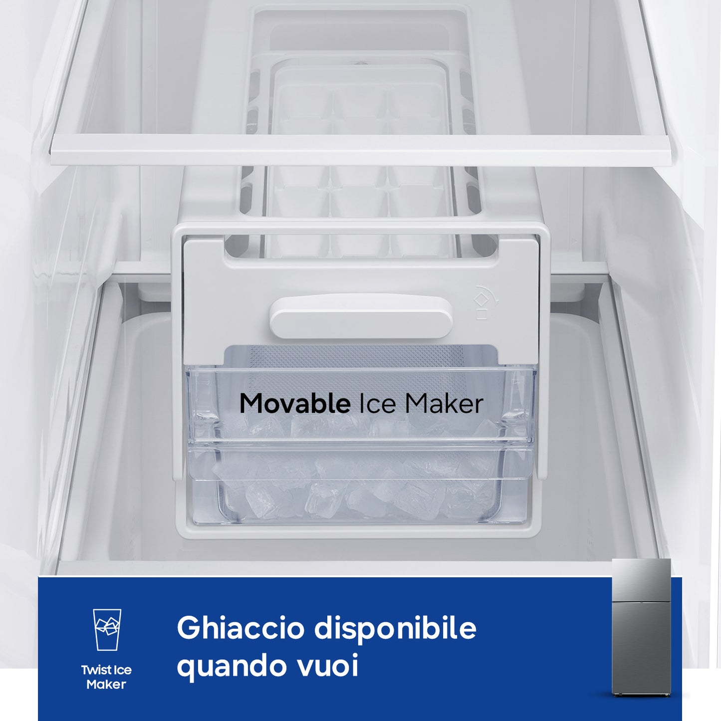 SAMSUNG BIANCO RT53DG7A14S9 | FRIGORIFERI | FRIGORIFERI A 2PORTE | FRIGO 2P NO FROST | FRIGO 2P. 530