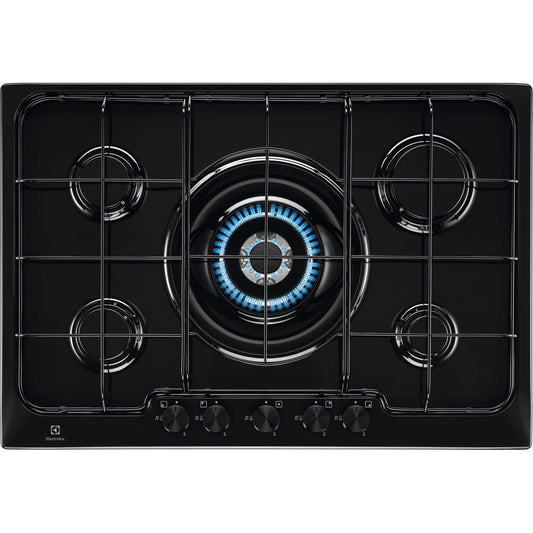 Electrolux BI   PN750UV   | 75 cm Soft - 5 fuochi gas - Bruciatori Fiamma Pura - 1 bruciatore Wok -