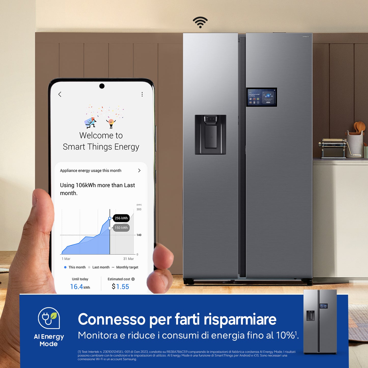 SAMSUNG BIANCO RS90F65EDTEF | FRIGORIFERI | SIDE BY SIDE | SIDE BY SIDE NO FROST | SBS 614LT CE.D NO