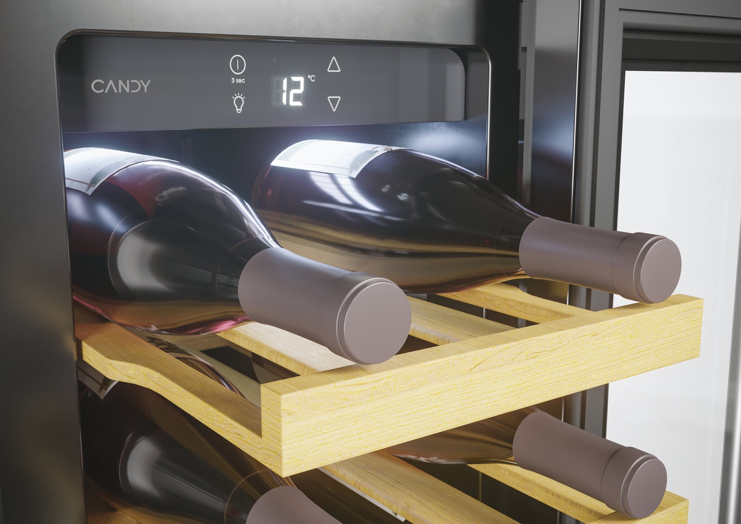 CANDY BI CCVB30/1|34901207|Cantinetta; Classe energetica: F; Capacita': 19 bottiglie; Volume netto 5