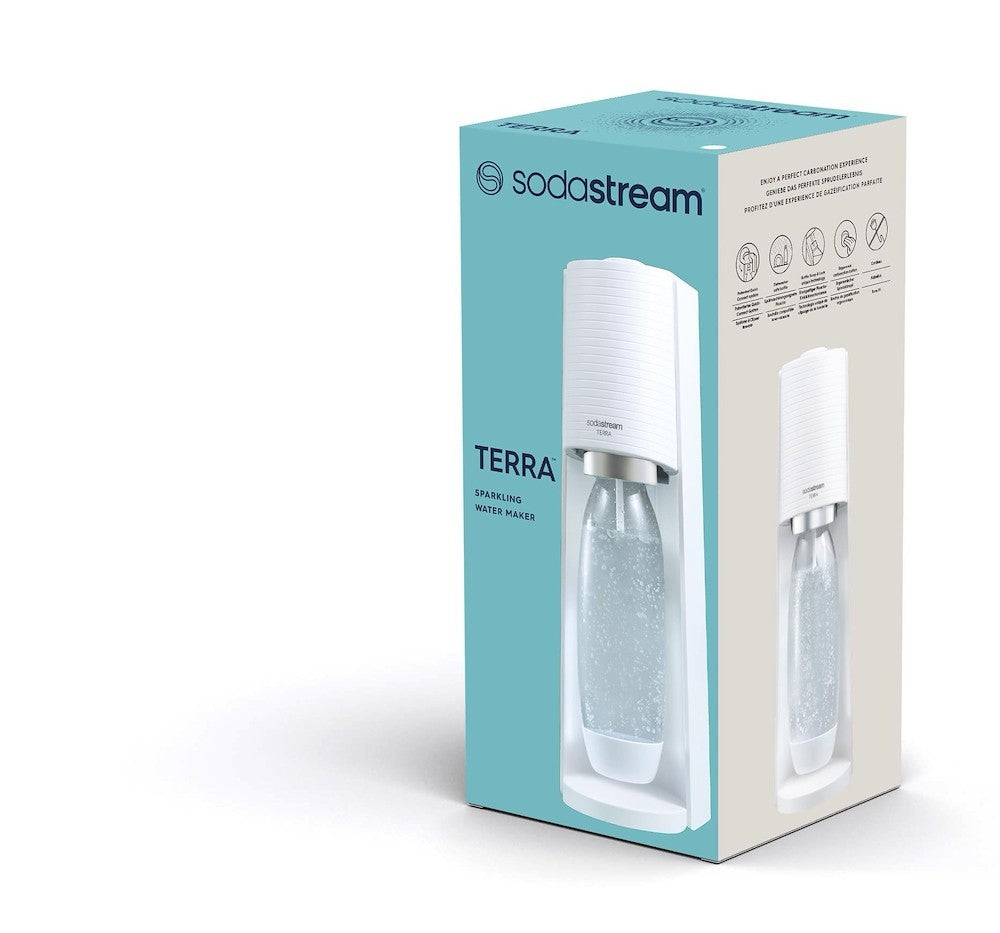 SODASTREAM PED 1012811390 | CUCINA | TRATTAMENTO BEVANDE | GASATORI | GASATORE TERRA WHITE + 1BOTTIG