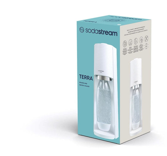 SODASTREAM PED 1012811390 | CUCINA | TRATTAMENTO BEVANDE | GASATORI | GASATORE TERRA WHITE + 1BOTTIG
