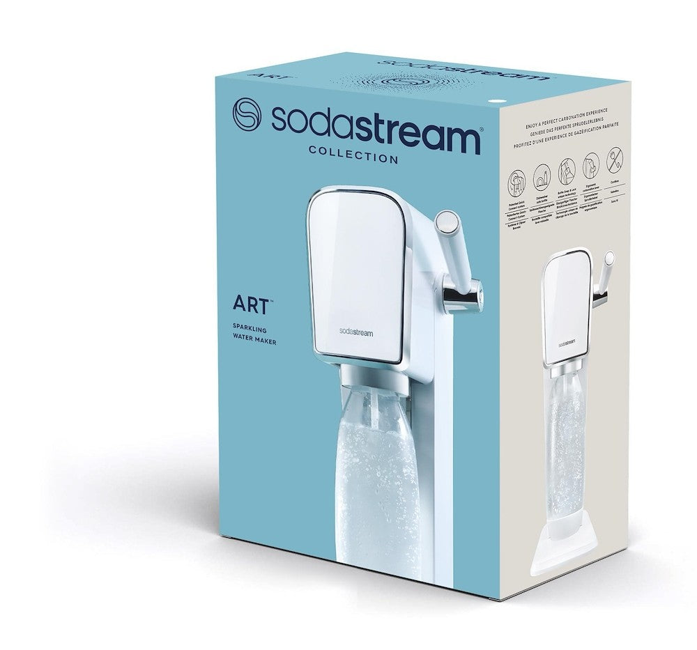 SODASTREAM PED 1013511390 | CUCINA | TRATTAMENTO BEVANDE | GASATORI | GASATORE ART WHITE + 1BOTTIGLI