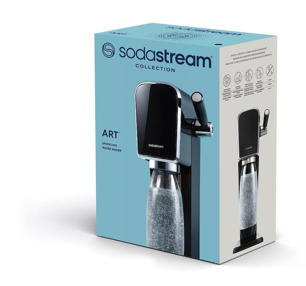 SODASTREAM PED 1013511391 | CUCINA | TRATTAMENTO BEVANDE | GASATORI | GASATORE ART BLACK + 1BOTTIGLI