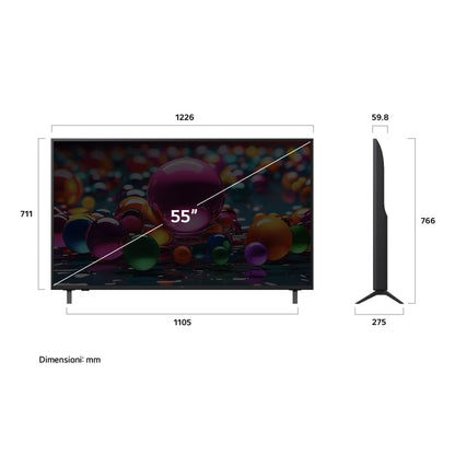 LG ELETTRONICA 55UA75006LA | TV | TV LED | TV LED 50"-55" | TV LED 55"UHD 4K DVBT2/S2 SMART WEBOS