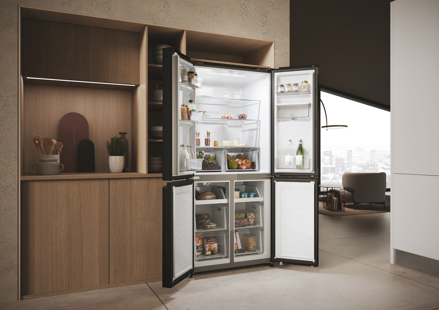 HAIER FS HCR3818EWPT | 34005702 | COOLING FS | CUBE 83 SERIE 3 | Multidoor | Refrigerator | Multidoo