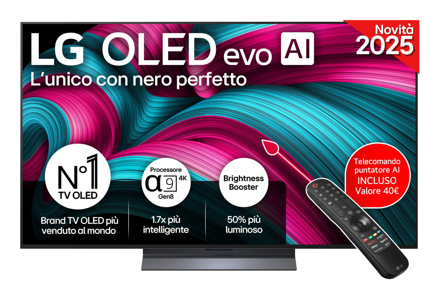 LG ELETTRONICA OLED55C55LA | TV | TV OLED | TV OLED 50" - 55" | TV OLED EVO 55"UHD 4K DVBT2/S2 SMART