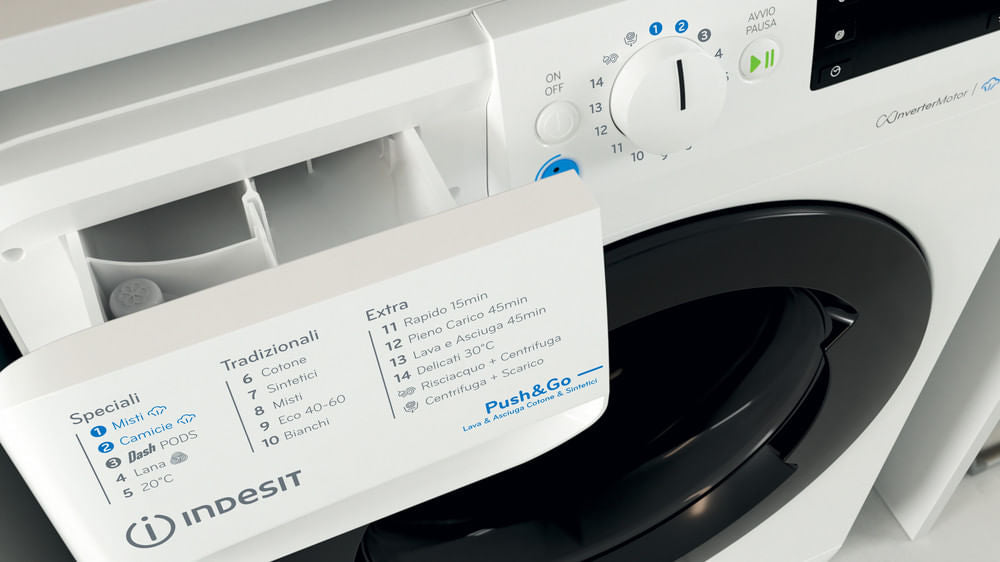 INDESIT BIANCO BDE96436WKVIT | LAVASCIUGA | LAVASCIUGA CARICO FRONTALE | LAVASCIUGA CARICO FRONTALE