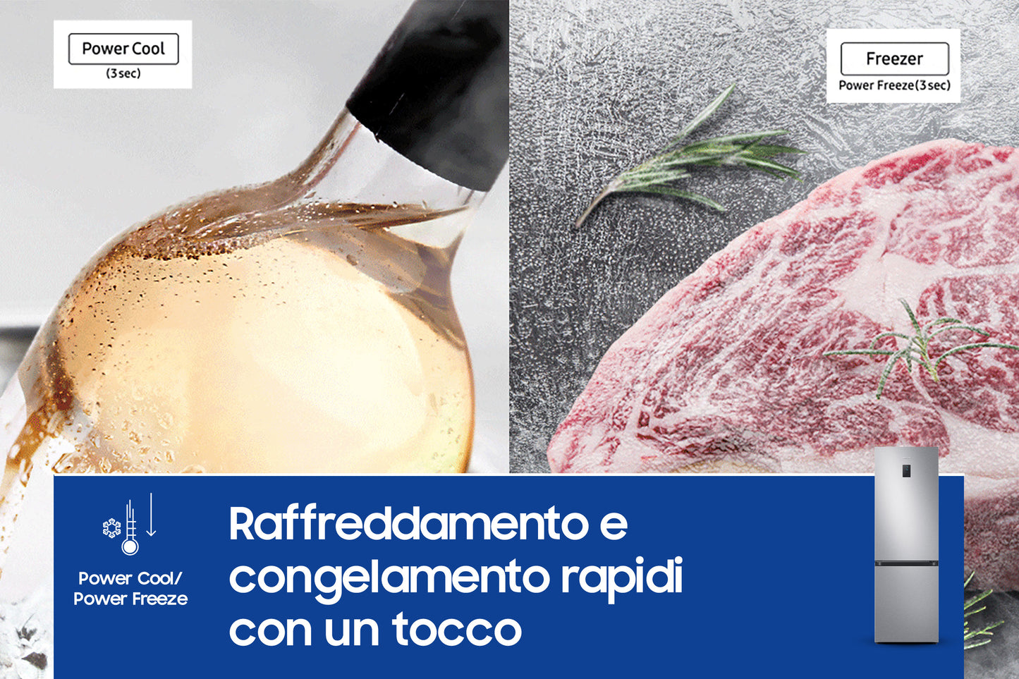 SAMSUNG BIANCO RB34C672DSAEF | FRIGORIFERI | FRIGORIFERI COMBINATI | FRIGO COMBI NO FROST | COMBI 34