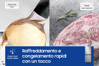 SAMSUNG BIANCO RB34C672DSAEF | FRIGORIFERI | FRIGORIFERI COMBINATI | FRIGO COMBI NO FROST | COMBI 34
