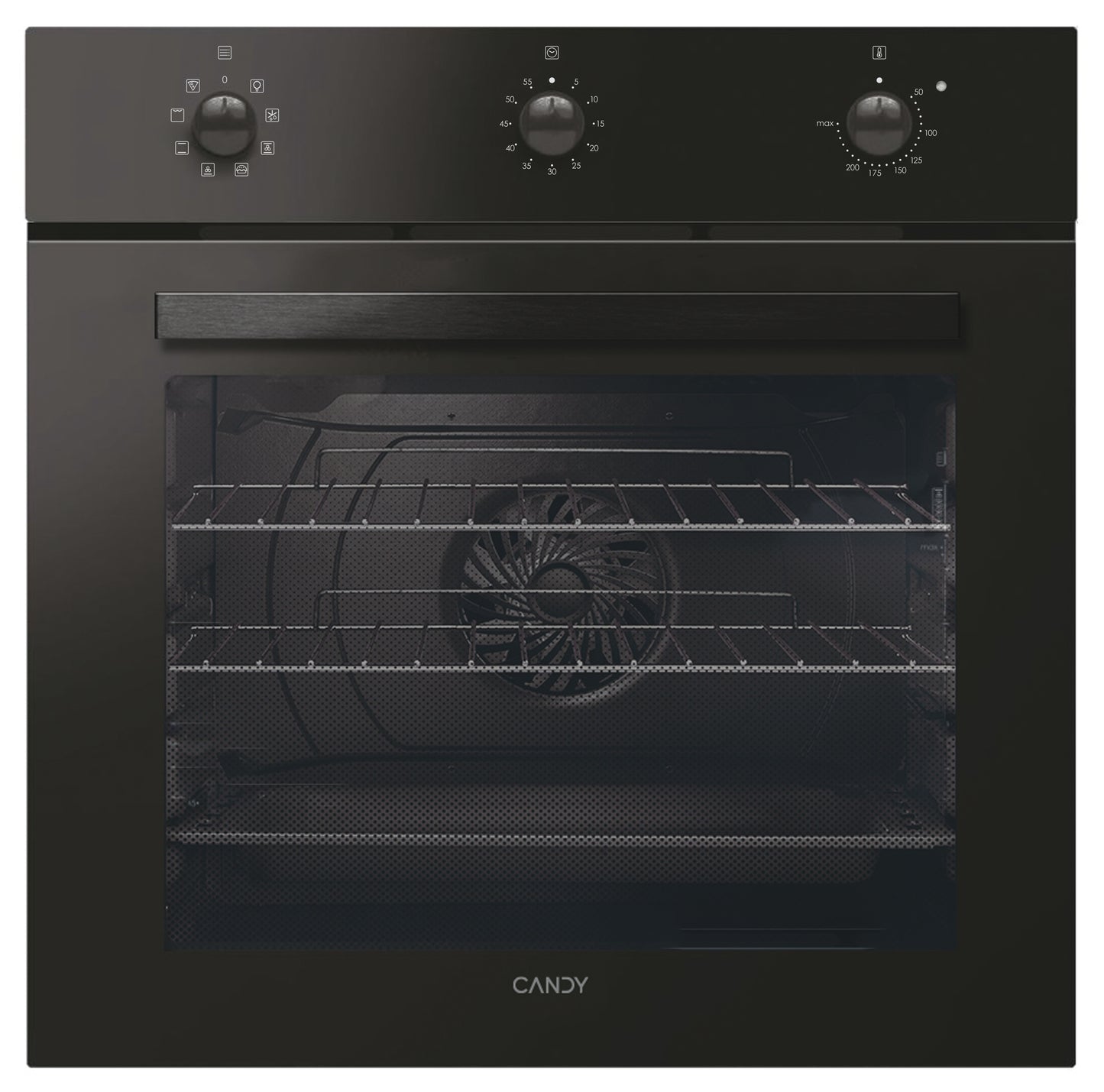 CANDY BI FMCIDCN602/CA|33704193|Tre manopole frontale nero; Convection + Fan; funzioni 8; 65L; Class
