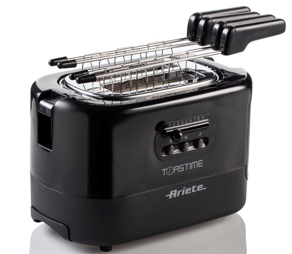 ARIETE PED 159NERO | CUCINA | COTTURA CIBI | TOSTAPANE/TOSTAFETTE | TOSTAPANE 700W 9PROG. 2SCOMP. NE